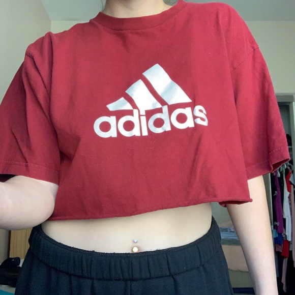Adidas Cropped Tee - Picture 5 of 5